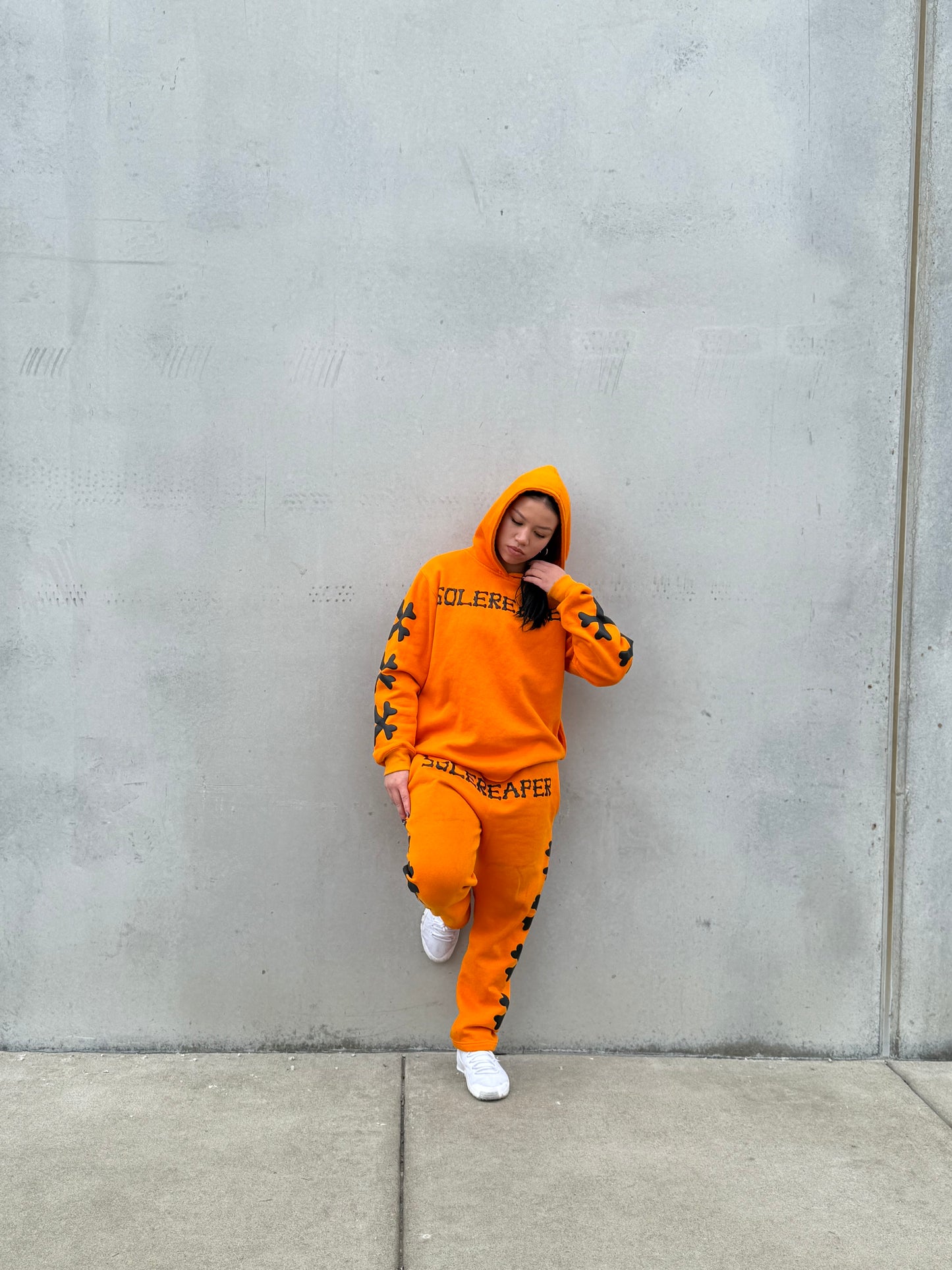 Orange Hoodie