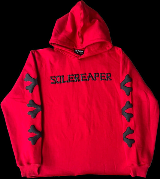 RED & BLACK HOODIE