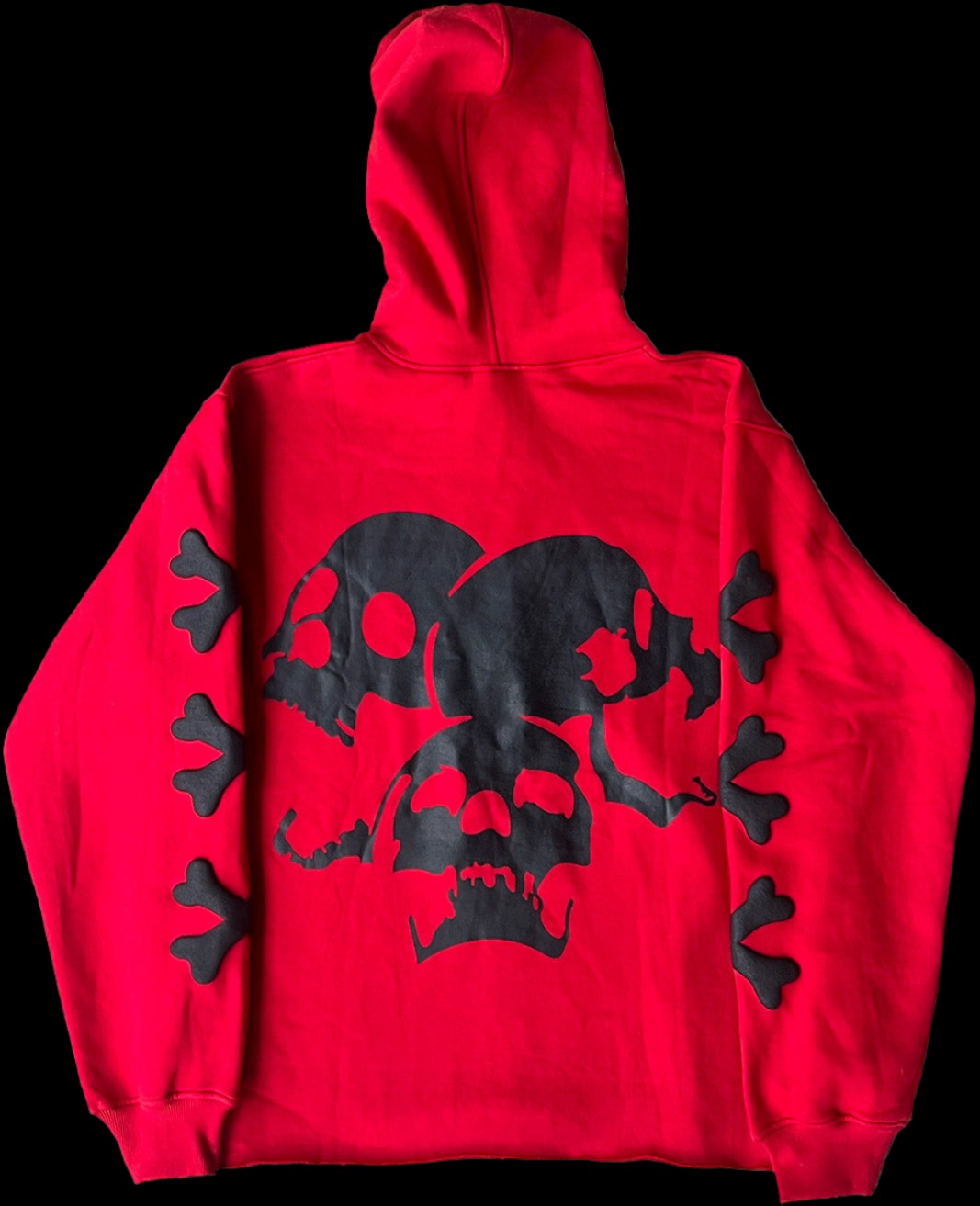 RED & BLACK HOODIE